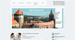 Desktop Screenshot of business-doctors.at